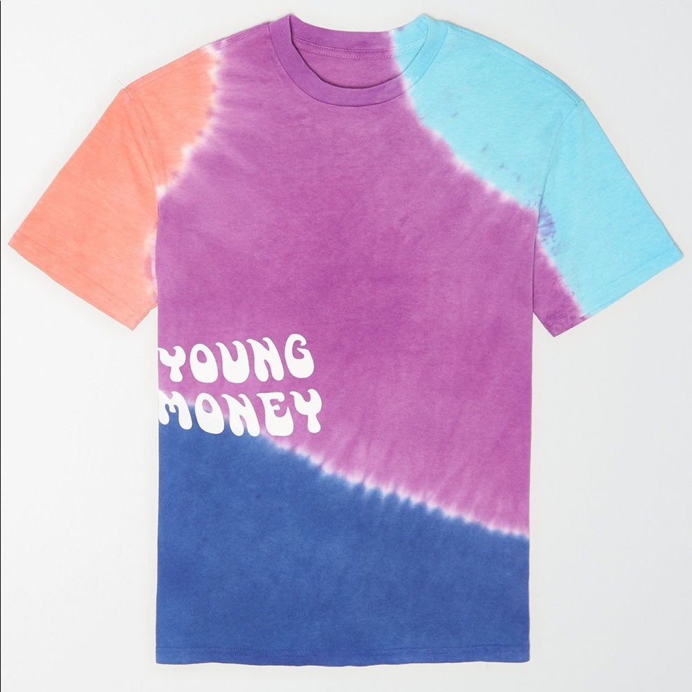 American eagle x young money tie dye T-shirt